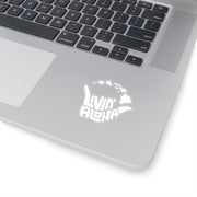 White Car Decal with Islands, stickers - Livin' Aloha