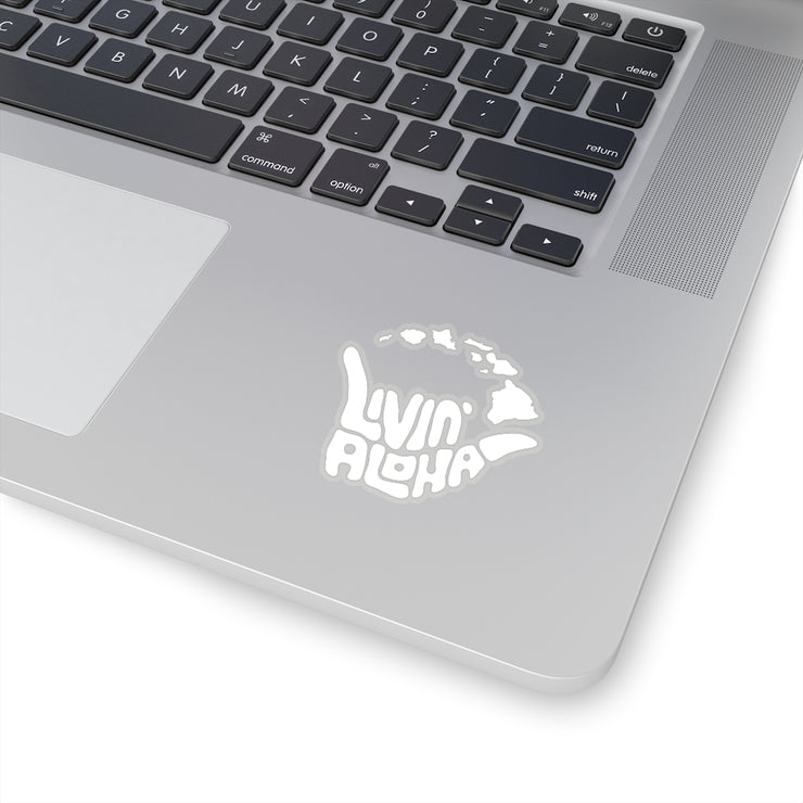 White Car Decal with Islands, stickers - Livin&