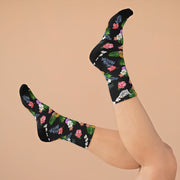 Livin' Aloha Tropical Socks (Black Pineapple)