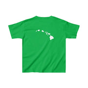 Livin' Aloha Everyday Irish Green Shirt w/ Islands on Back (Kids) - Livin' Aloha