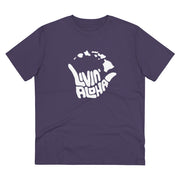 Livin' Aloha 100% Organic Islands Tee (Violet Heather)