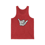 Livin' Aloha Classic Jersey Tank (Red Tri-Blends)
