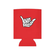 Livin' Aloha Soft Can Cooler (Red)