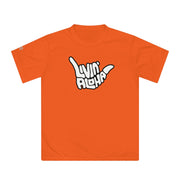 Livin' Aloha Max Performance Go Get It T-shirt (Orange)