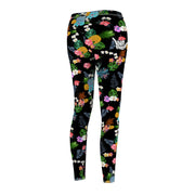 Livin' Aloha Casual Leggings (Black Pineapple)