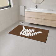 Livin' Aloha Heavy Duty Floor Mat (Brown)