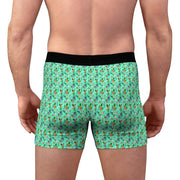 Men's Boxer Briefs (Teal Pineapple)  - Livin' Aloha