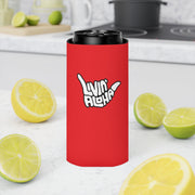 Livin' Aloha Soft Can Cooler (Red)