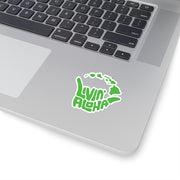 Green Livin' Aloha Decal,  Islands Stickers - Livin' Aloha