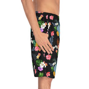 Livin' Aloha Board Shorts (Black Pineapple)