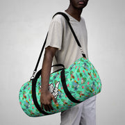 Livin' Aloha Duffle Bag (Teal Pineapple) - Livin' Aloha