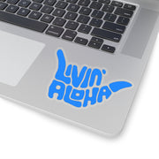 Dark Blue Kiss-Cut Sticker - Livin' Aloha