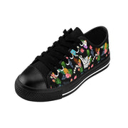 Livin' Aloha Women's Sneakers (Black Pineapple)