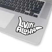 Livin' Aloha Kiss-Cut Transparent Stickers