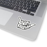 Livin' Aloha Kiss-Cut Transparent Stickers
