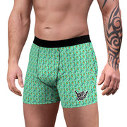 Men's Boxer Briefs (Teal Pineapple)  - Livin' Aloha