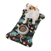 Livin' Aloha Pet Feeding Mat (Black Pineapple)