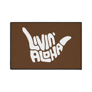 Livin' Aloha Heavy Duty Floor Mat (Brown)
