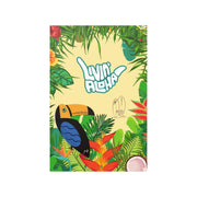 Livin' Aloha Toucan Surf Satin Posters (210gsm)