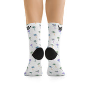 Livin' Aloha Tropical Socks (Deco Palms)