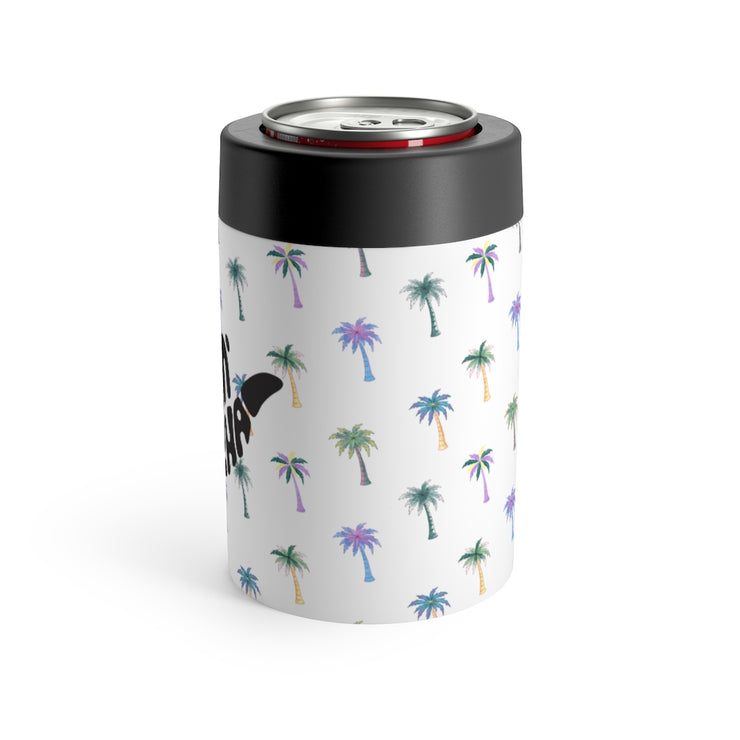 White Floral Can Holder - Livin&