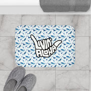 Livin' Aloha Bath Mat (Whales) - Livin' Aloha