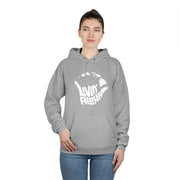Livin' Aloha Eco Pullover Hoodie Sweatshirt w/ Islands on Front (Light Steel)
