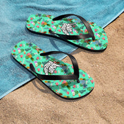 Livin' Aloha Slippahs (Aquamarine Floral)