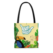 Livin' Aloha Tote Bag (Toucan Surf)