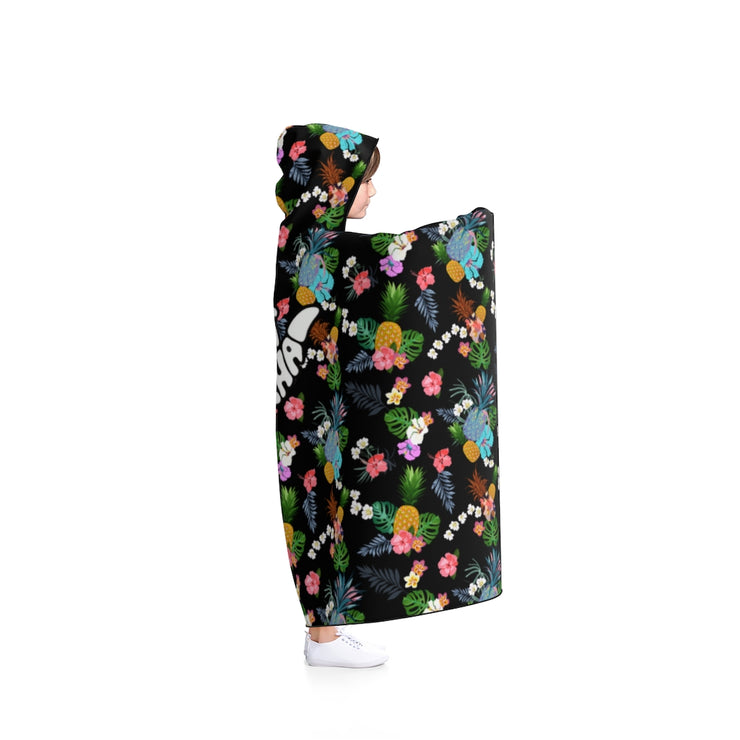 Surf Poncho (Black Pineapple) - Livin&