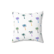 Livin' Aloha Square Pillow (Deco Palms