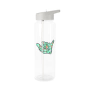 Livin' Aloha Biodegradable Tritan Water Bottle (Pineapple Shaka)