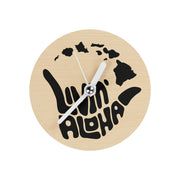 Livin' Aloha Sustainable Circle Wall Clocks
