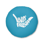 Livin' Aloha Round Meditation Pillow (Sea Blue)