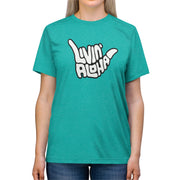 Livin' Aloha Classic Tri-Blend (Eastern Blue)