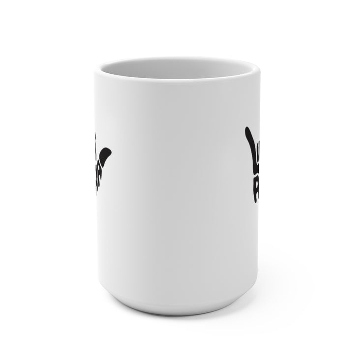 Ceramic White Mug 15oz - Livin&