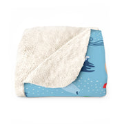 Livin' Aloha Sherpa Fleece Blanket (Surf's Up)