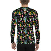 Men's Rash Guard Final (Black Printed)