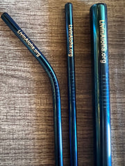 Livin' Aloha Metal Straw Kit  (Blue)