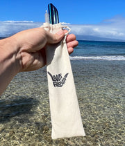Livin' Aloha Metal Straw Kit  (Blue)