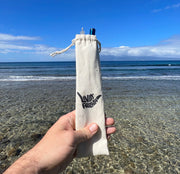 Livin' Aloha Metal Straw Kit  (Blue)