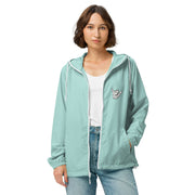Livin' Aloha Lightweight Full Zip Lightweight Windbreaker (Aqua Blue)