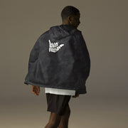 Livin' Aloha Lightweight Full Zip Lightweight Windbreaker (Black Camo)