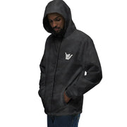 Livin' Aloha Lightweight Full Zip Lightweight Windbreaker (Black Camo)