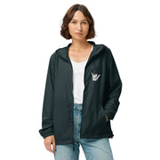 Livin' Aloha Lightweight Full Zip Lightweight Windbreaker (Navy Blue)