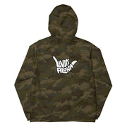 Livin' Aloha Lightweight Full Zip Lightweight Windbreaker (Forest Camo)