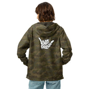 Livin' Aloha Lightweight Full Zip Lightweight Windbreaker (Forest Camo)