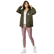 Livin' Aloha Lightweight Full Zip Lightweight Windbreaker (Forest Camo)