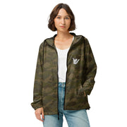 Livin' Aloha Lightweight Full Zip Lightweight Windbreaker (Forest Camo)