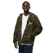 Livin' Aloha Lightweight Full Zip Lightweight Windbreaker (Forest Camo)